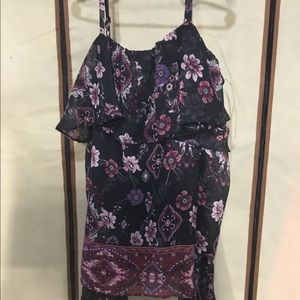 NWT A. BYER FLORAL TOP